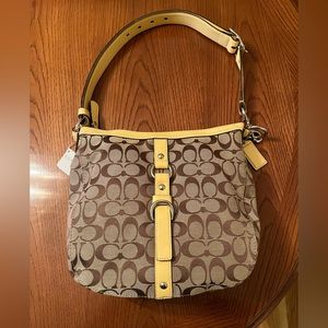 Coach Signature Canvas Bag, NWT